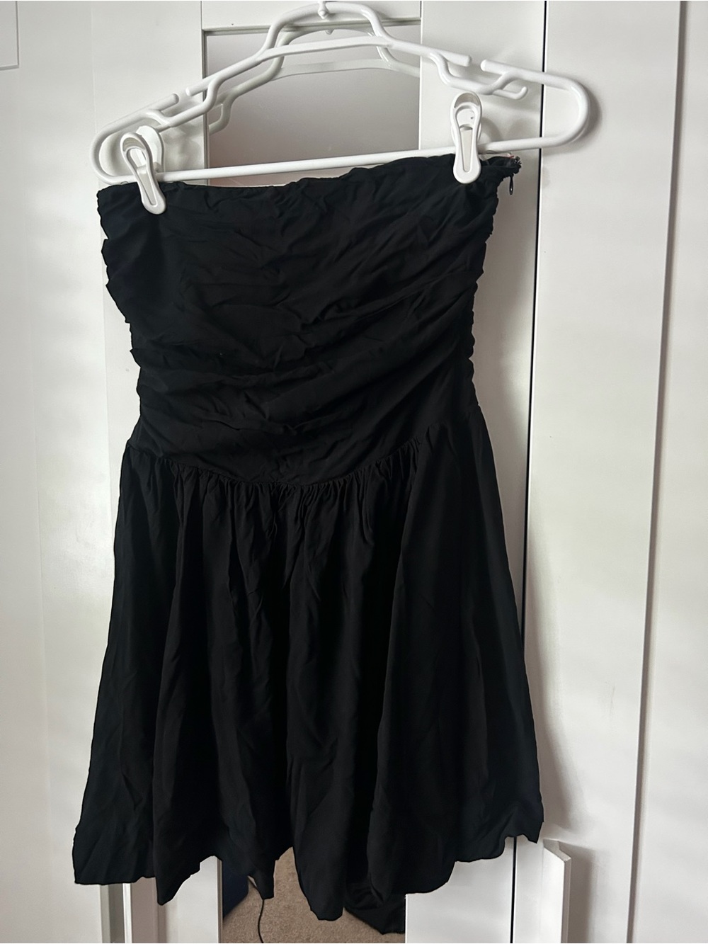 Princess Polly black strapless dress